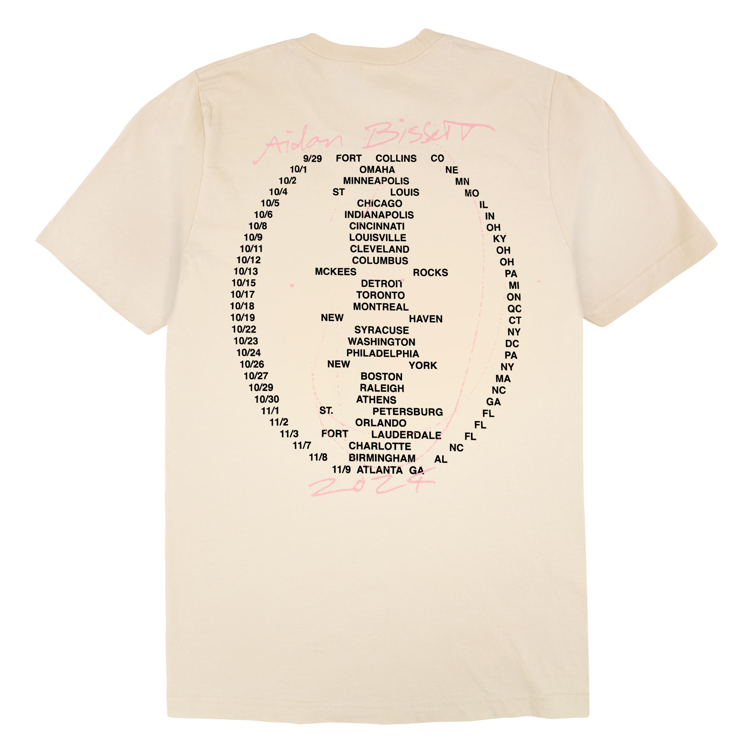 AB Live On Tour Tee