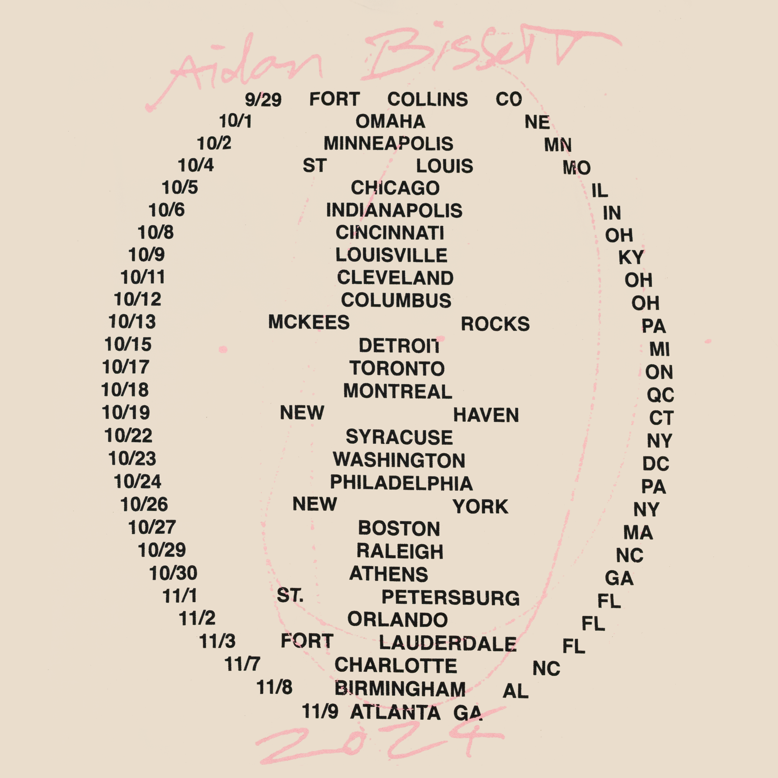 AB Live On Tour Tee